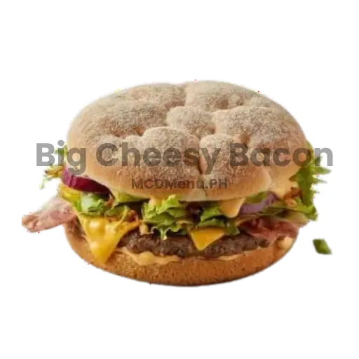 The Big Cheesy with Bacon – McDonald’s Menu Price List [2024]