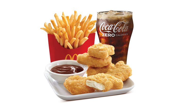  6-pc. Chicken McNuggets Meal and Savory Chili WcNuggets Sauce   